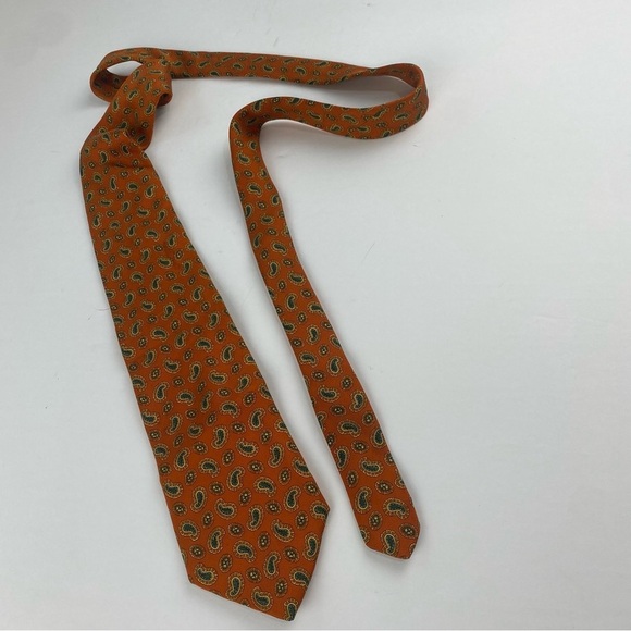 Vintage Brooks Brothers Pure silk printed in Italy made in USA used - Picture 10 of 10